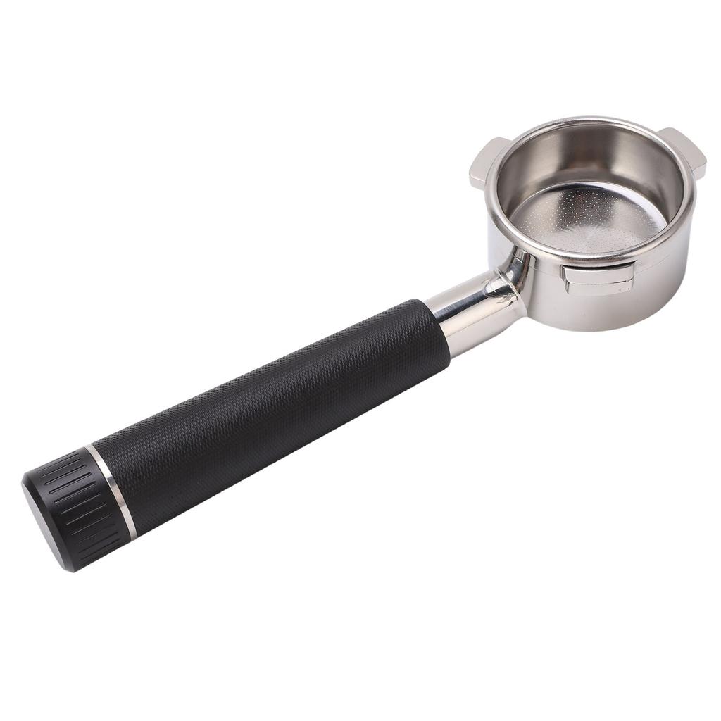 Coffee Portafilter Stainless Steel Bottomless 54mm 3 Ears Coffee Machine Accessories for Breville 8 Series Black/White