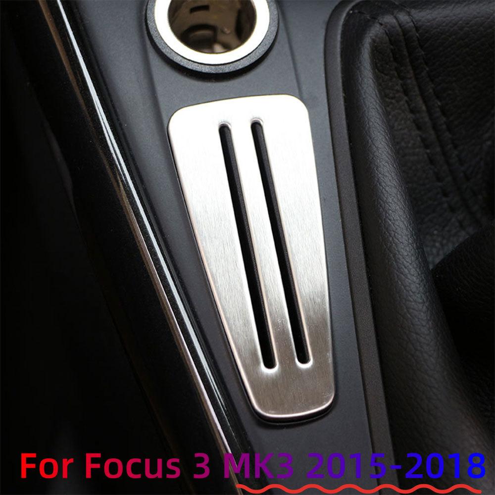 Car Gear Shift Panel Cover Fit for Ford Focus MK3 2015-2018 AT LHD Card Slot Protection Sticker Trim Decoration Accessories