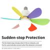 Sudden-stop Protection LED Ceiling Fan Light 20.5-inch 85-265V 40W E27 LED Lamp Remote Control Dimmable 3 Color Temperatures