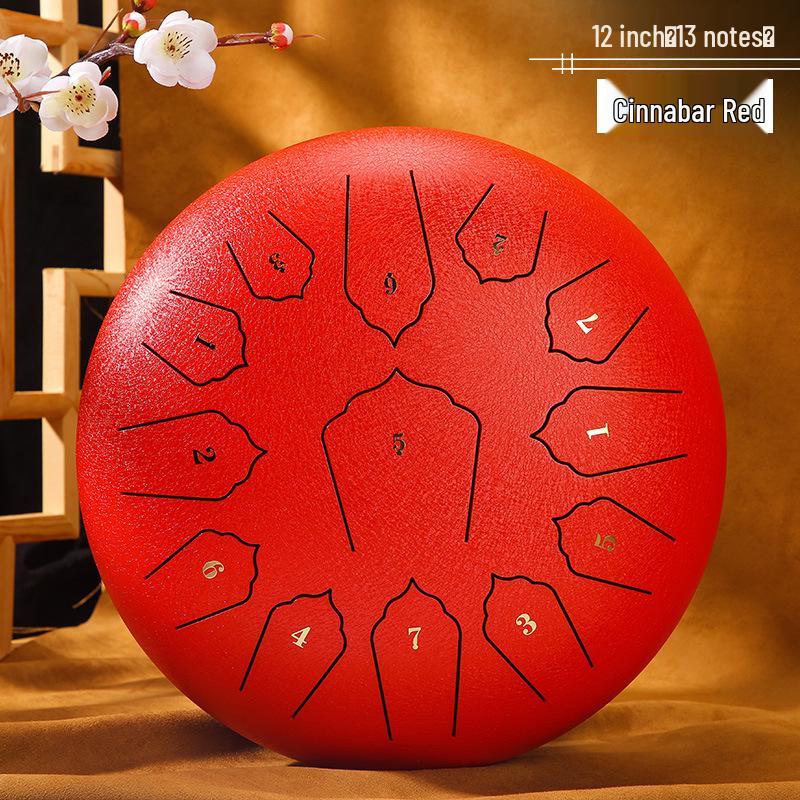 Ätherische Stahltongtrommel: 6-14 Zoll Sanskrit Handpan für Erwachsene & Anfänger