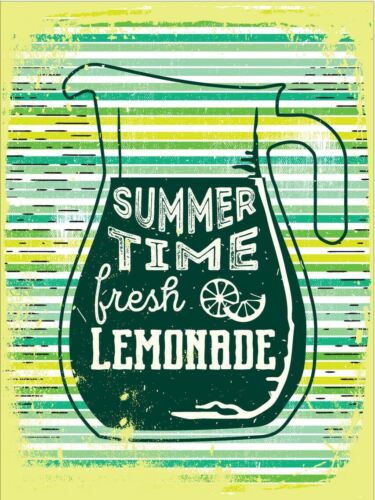 

Metal plaque vintage retro style Fresh Lemonade Classic tin door signAluminum 20x30cm（7.8x11.8inch）