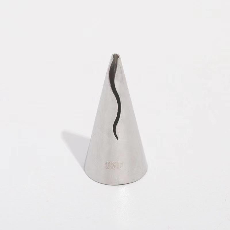 Small Stainless Steel Korean-Style Ruffle Piping Tip Set for Baking