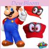 Pălărie Super Mario Odyssey Unisex Șapcă de Baseball Roșie Accesoriu Costum Cosplay Pentru Adulți și Copii