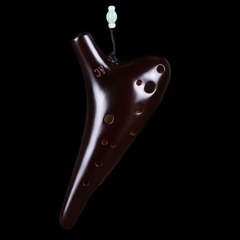 Instrument muzical Ocarina din ceramică Ocarina Legendă cu 12 găuri Accesoriu pentru instrumente muzicale profesionale Ocarina of Time Cadouri