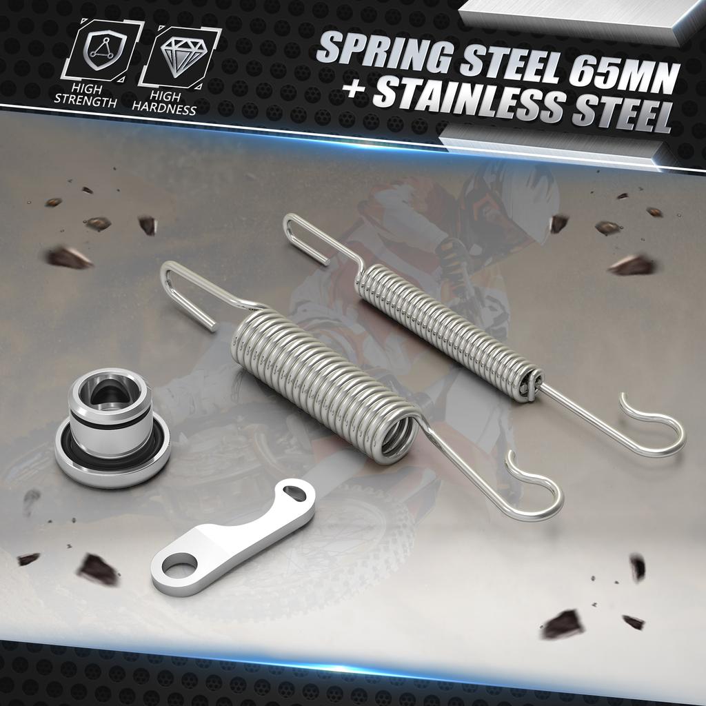For KTM 2024 EXC 300 EXC 250 XCW Adjustable Kickstand Side Stand Springs Kit For Husqvarna TE 300 TE 250 FE For GasGas EC 300