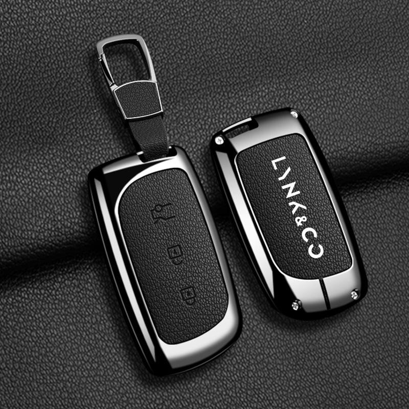 Lynk & Co Car Key Cover for 2022-2023 Models: 06, 01 New Energy, 05, 09 with Premium Shell and Buckle