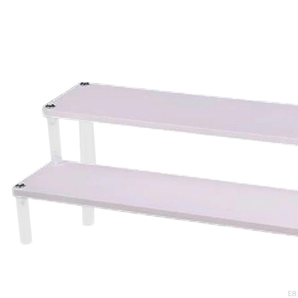 Natural Wood Showcase Shelf for Beauty Essentials and Sweets