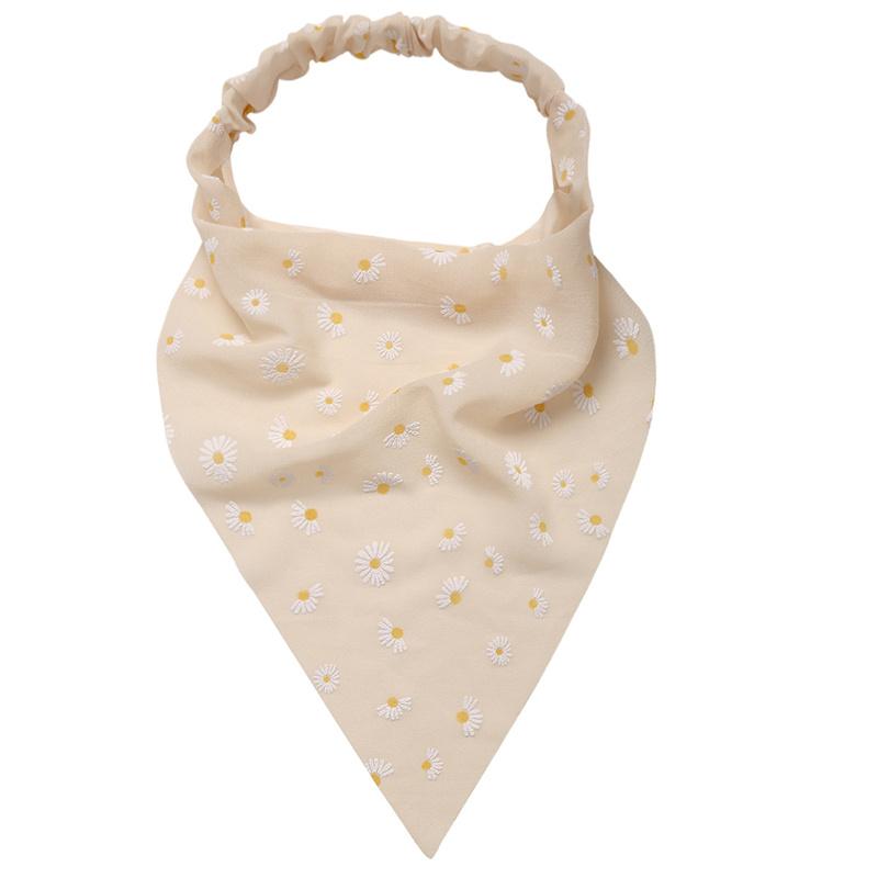 Gomas Elásticas para el Pelo Diadema Estampado de Flores Bufanda para el Pelo Bandanas Triangulares Florales