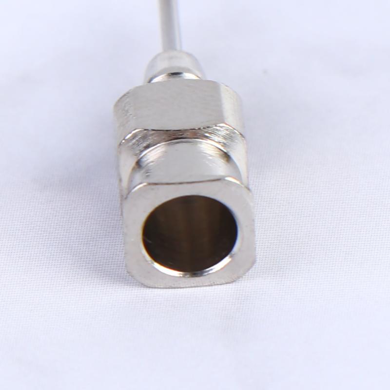 10Pcs 9*8 Stainless Steel Needles For Chickens Sows Metal Needles For Piglets Cows And Sheep Injection Needles