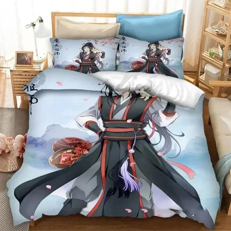 

Grandmaster Of Demonic Cultivation Mo Dao Zu Shi Bedding Set Boys Adults Kid Duvet Cover Bed Cover Single Queen King Double 70x133cm 2pcs