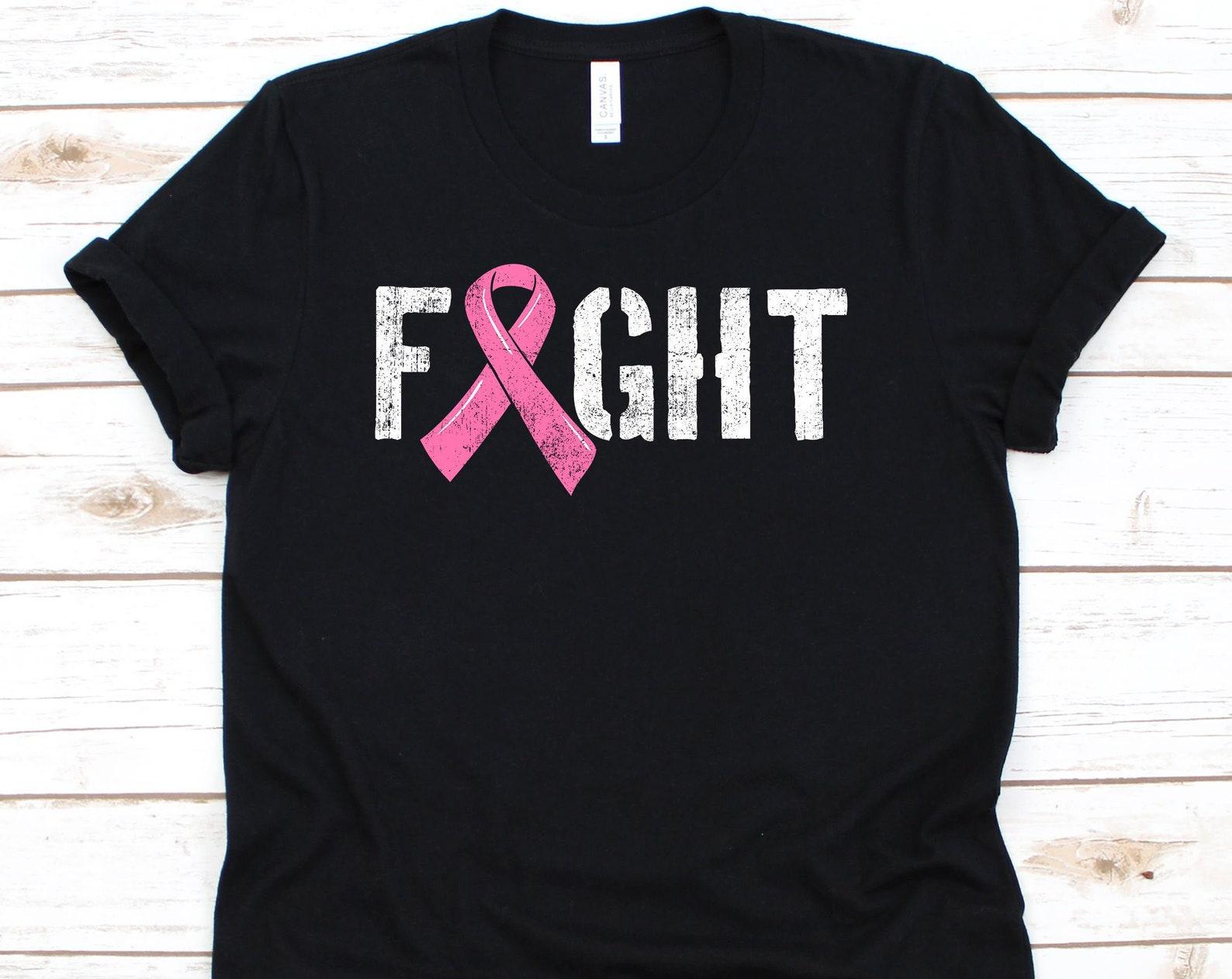 Fight Breast Cancer Shirt , Breast Cancer, Cancer Awareness, Breast Cancer Shirt, Cancer T-Shirt, Cancer Patients 3XL