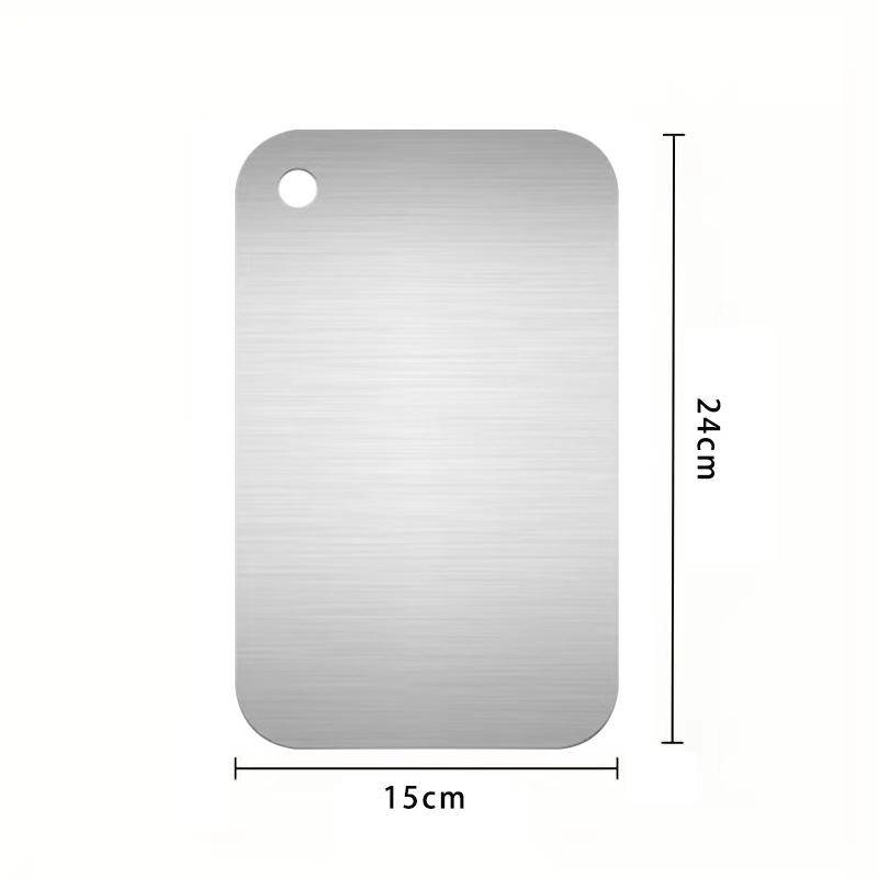 Stainless Steel Non-slip Thick Cutting Board - Large, Anti-mold, Needle Design for Household Use Square