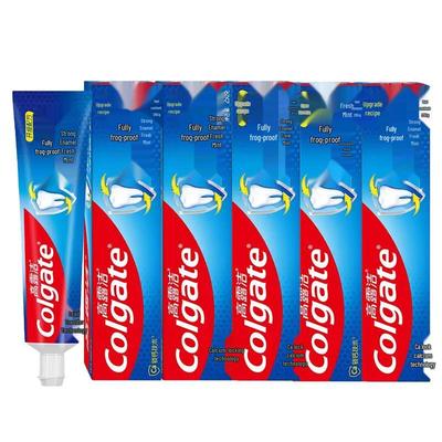 Total Anti-Cavity Fresh Mint Toothpaste, 5 X 250g Pack