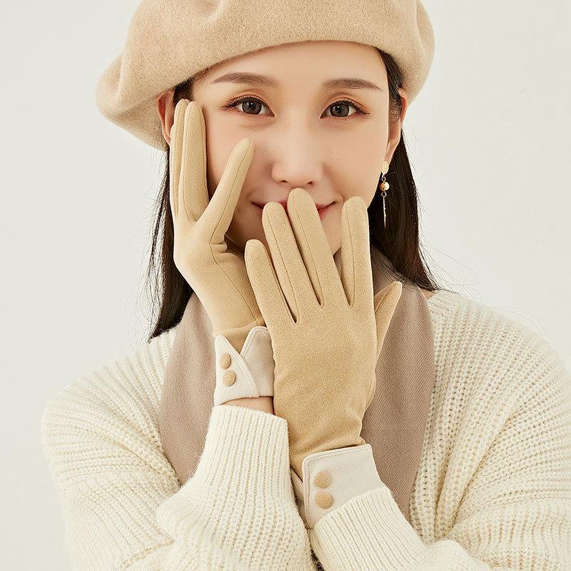 Flip-top Women's Warm Winter Gloves - Cute, Touchscreen-Friendly for Outdoor Activities & Driving