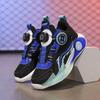 Children's basketball shoes Summer boys' mesh breathable rotating buckle sneakers Teen trendy shoes Boys' sneakers