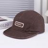 European and American fashion solid color simple and versatile niche cap sticker embroidery with skateboard breathable baseball cap