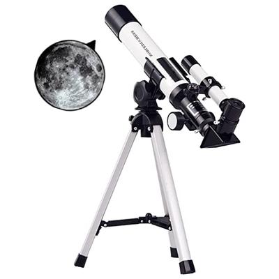 Télescope astronomique avec deux oculaires en verre entièrement optique pour les observateurs d'étoiles débutants