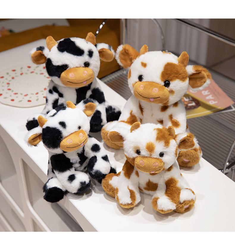 Luminous Cartoon Cow Plush Toy - Spotted Calf Doll