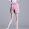 2022 Summer Solid Colour Women Short Drawstring Elastic Fashion High-waisted Sports Pants cottonComfort Straight Shorts Women