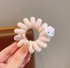 Cute Four-Leaf Clover Lucky Kitten Hair Band Funny Cartoon Expression Cat Hair Rope Girl Ball Head Versatile Headrope