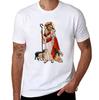 Unisexs  Cotton TShirt Jesus The Good Shepherd Graphic Print Religious Christian Casual Tee Top