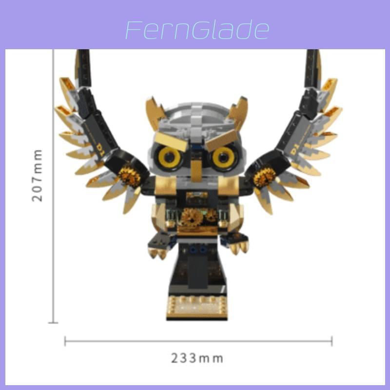Steam Owl Building Blocks Kit With Diy Metal Mechanical Parts For Kids And Teens