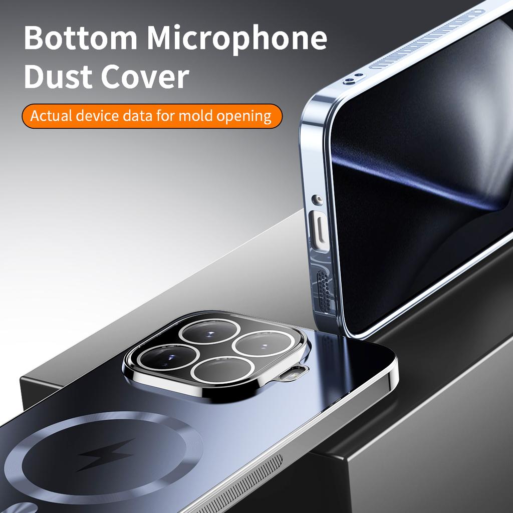 For Xiaomi Mi 17T Pro Case Hard PC Plating Magnetic Wireless Charging Protective Back Cover Case For Xiaomi Mi 15T 14T Pro Shell