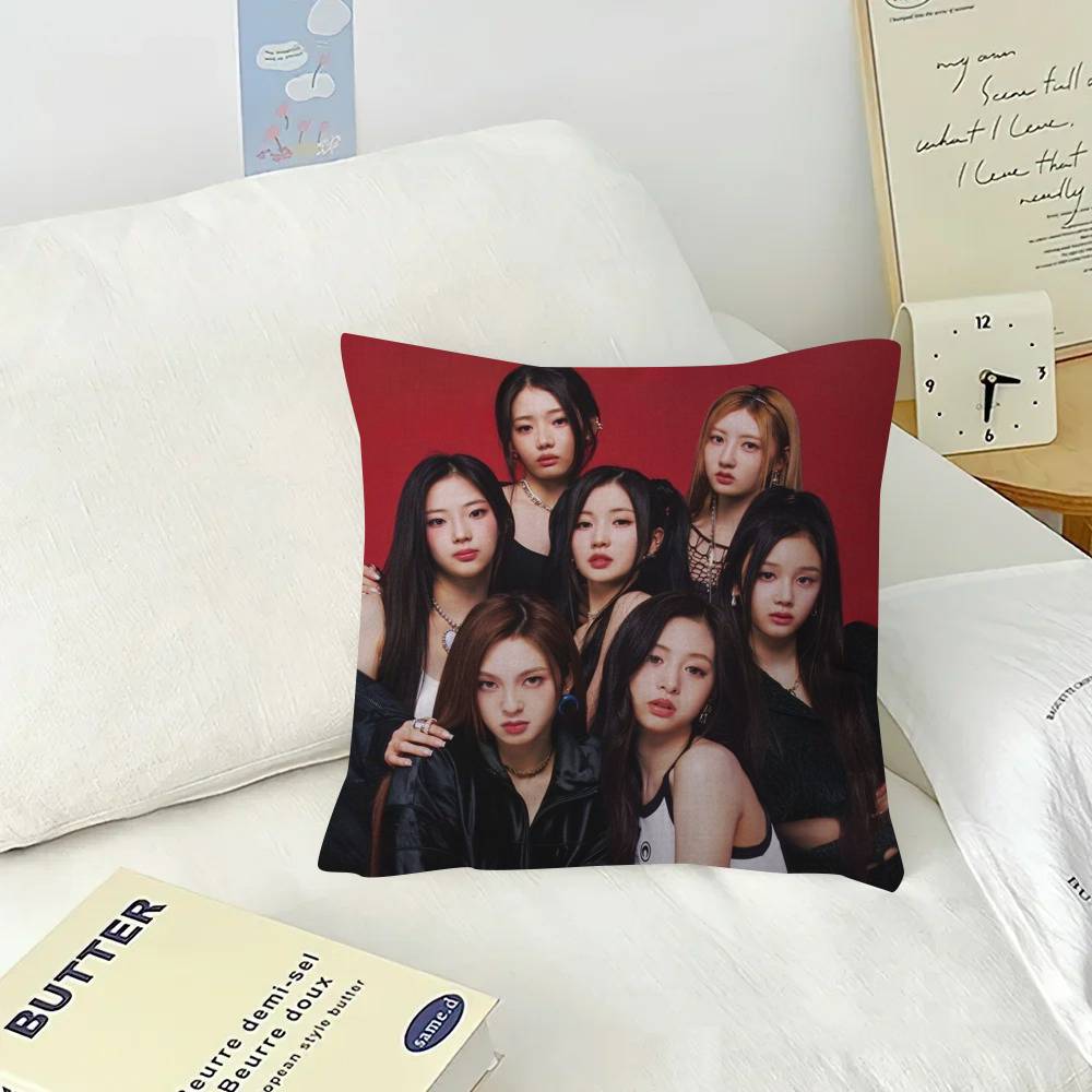 Kissenhülle 30x50 Polyester Sofakissen Dekorative Wurfkissen Heimdekoration Kissenbezug Cool KPOP B-BABYMONSTER