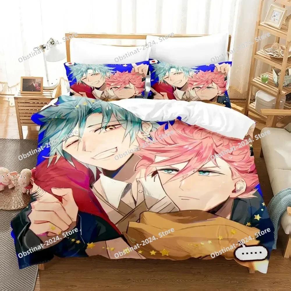 3d Anime ID INVADED Beding Set Single Twin Printed Bed Linen Set With Pilowcase Bed Soft Duvet Cover Single Double Quen Super King-Sized Dimensionsd