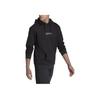 adidas Originals Egaron Solid Color Printed Hoodie Men Hoodies Black HL9243