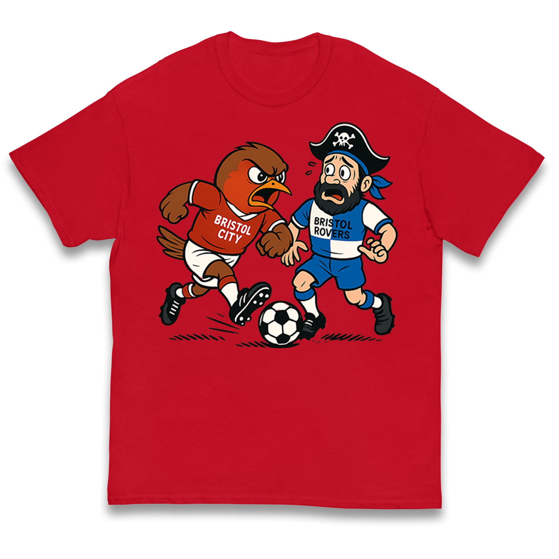 Robins Over Pirates Bristol City Kids T Shirt 100