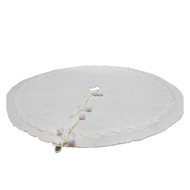 Große Runde Basis Weihnachtsbaumdecke 48 Zoll, Weihnachtsbaumdecken für 6-8FT Dekoration