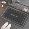 Soft Diatom Mud Absorbent Mat Bathroom Floor Mat Non-Slip Toilet Floor Mat Bathroom Toilet Carpet Entrance Door