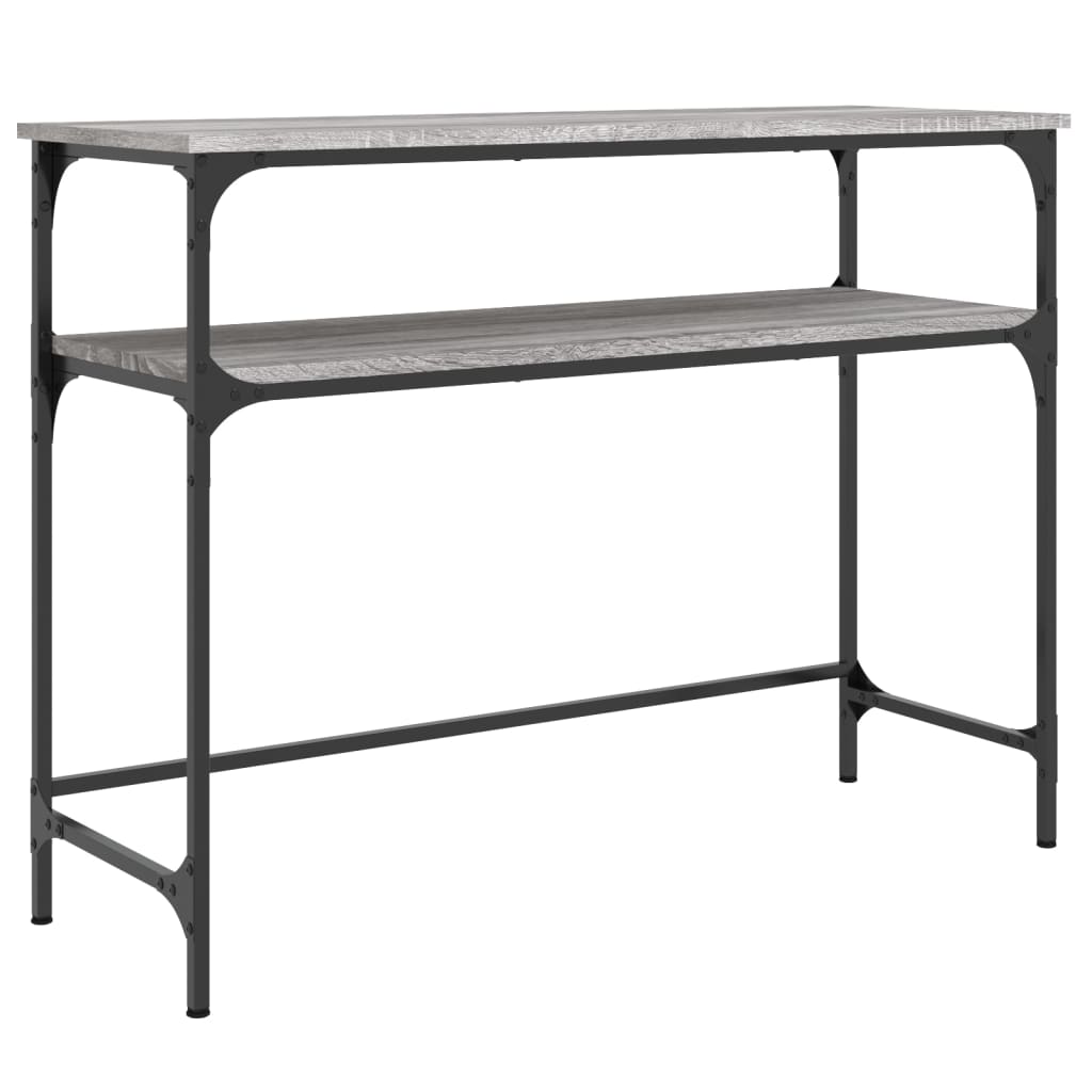 Console Table Grey Sonoma 100x35.5x75 cm Particleboard