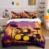 Rhythmic Blaze of Drums Bedding Sets Duvet Covers Pillowcases(1* Duvet Cover 2* Pillowcases Without Duvet Insert)