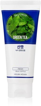 

очищающая пенка, балансирующая выработку кожного сала, с зеленым чаем TU прозрачный