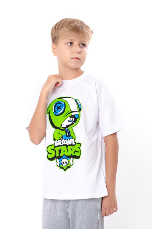 

Shirt (kids) – Bright Print, Cotton Comfort & Easy Care, Summer, 6414G HC 128 білий