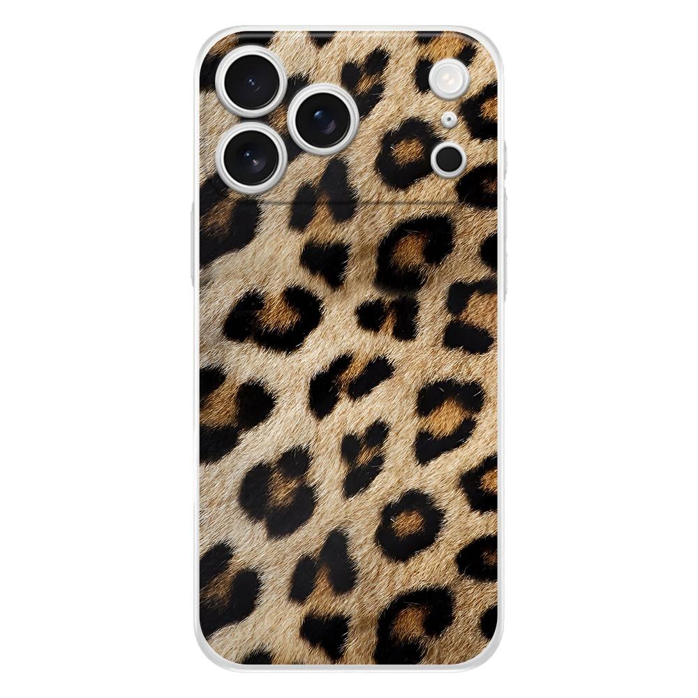 Soft Phone Case For iPhone 17 Air 16E 16 11 15 14 Pro MAX 12 13 7 8 Plus SE Easter Cover Protection Sexy Trendy Leopard Print