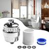 18 Stage Filtration Shower Filter With Dual Cartridge Design Compatible With Standard Shower Heads And Faucets