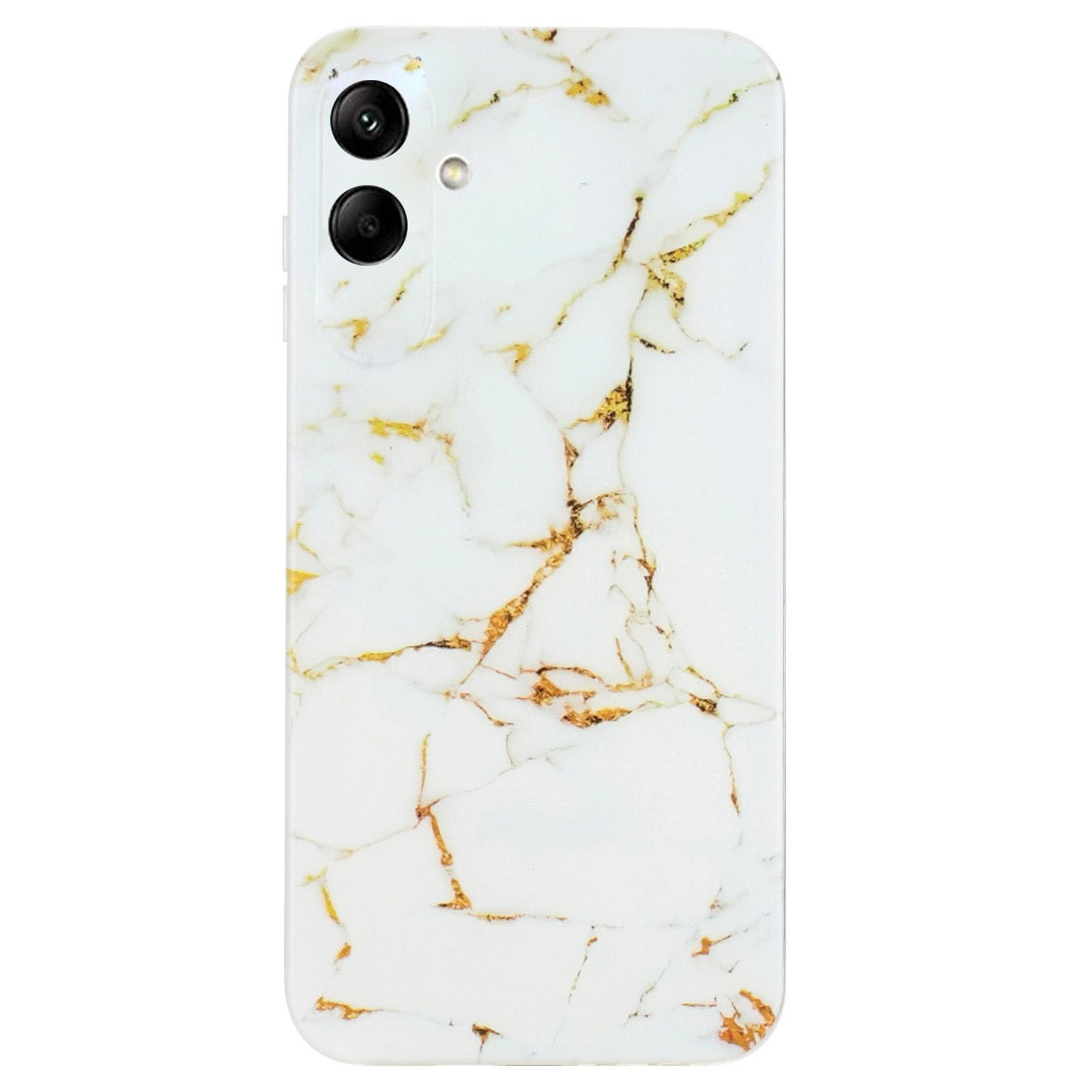 

For Samsung Galaxy A06 4G Case Flexible TPU Marble Pattern Phone Cover C