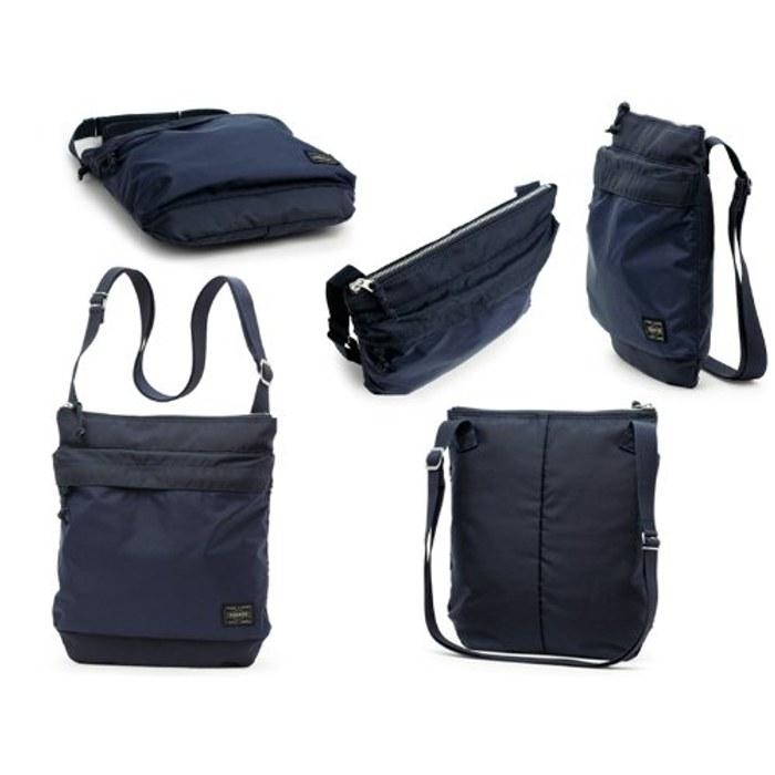 Porter Force Vertical Shoulder Bag (Black) Black 10