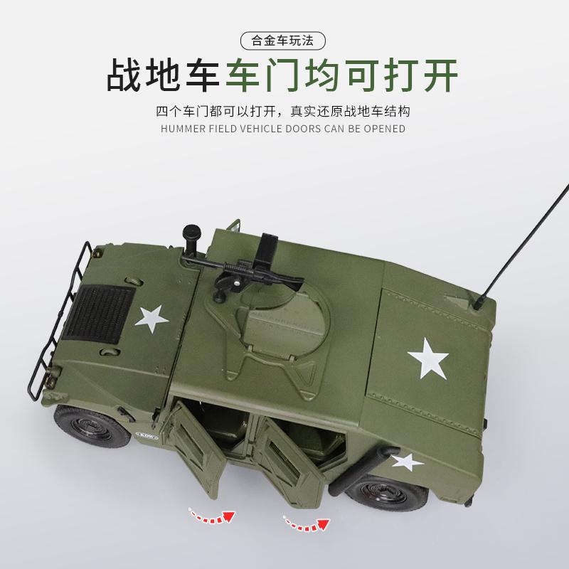 1:18 Hummer H1 Wojskowy Eksplozjoodporny Pancerny Samochód Metalowy Odlewany Model Samochodu Dekoracja Domu I Kolekcje Wystawa Hobby