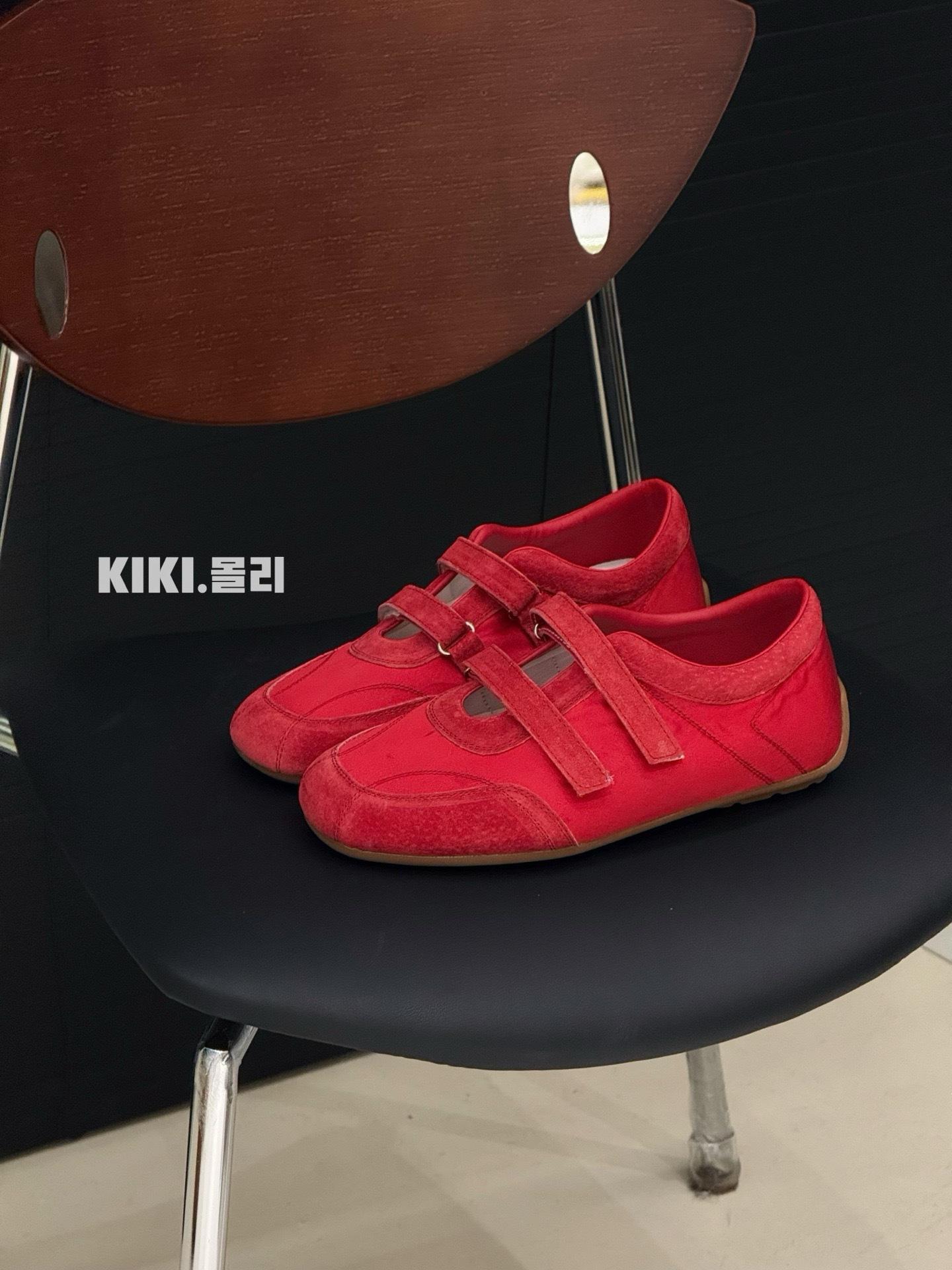 

Новые ретро-балетки с круглой головкой на липучке женские плоские одинарные туфли туфли Мэри Джейн женские 40 красный