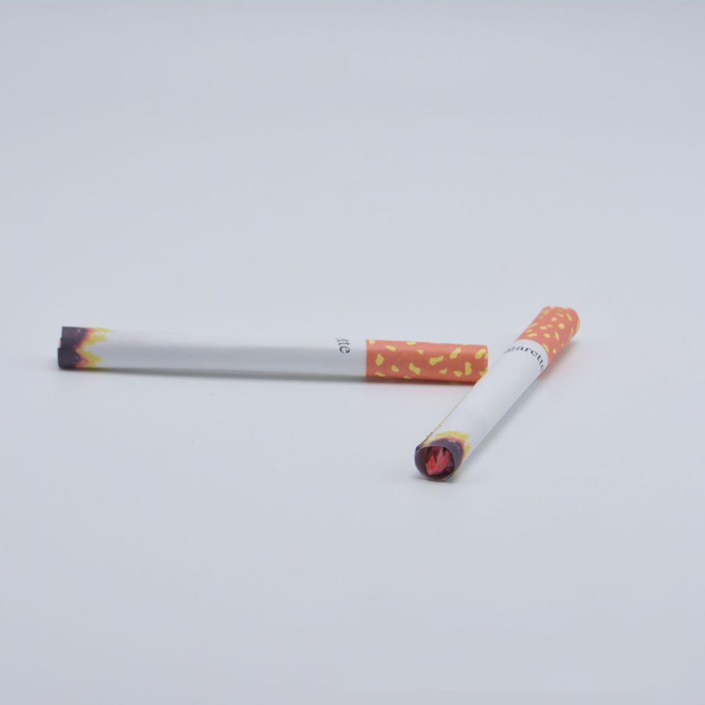 2 Pcs Funny Fake Smoking Cigarettes Lint End Practical Jokes Trick Prank Toy Joke Prank Fags Lit End Realistic Props Halloween