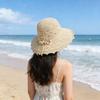 Hollow Out Women Fisherman Hat Crochet Bucket Hat Casual Sunshade Hat  Hiking