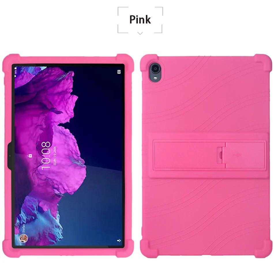 

4 утолщенных силиконовых чехла с подставкой для Lenovo Tab P11 Plus, чехол TB-J616F TB-J616X 11 дюймов, противоударный чехол для планшета ПК P11 Plus TB-J616