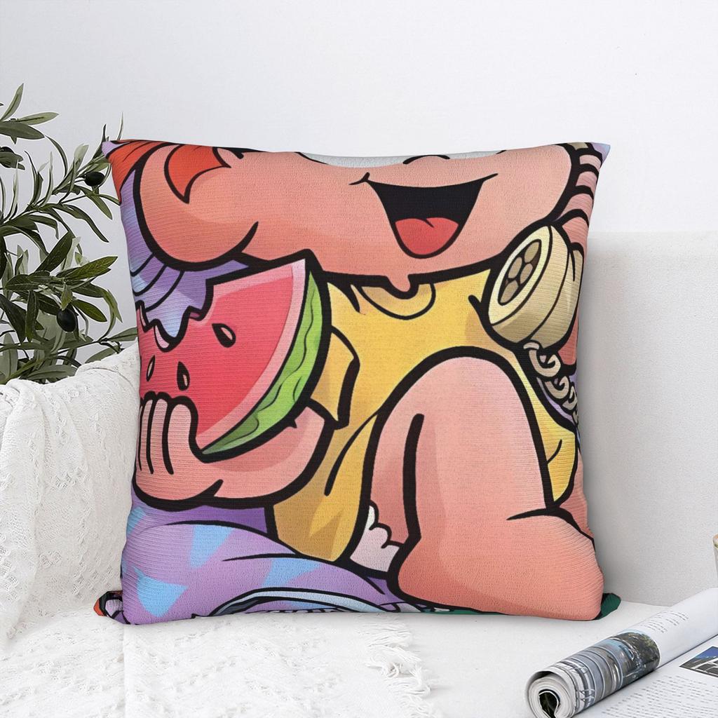 Cute Cartoon Magali Pillow Cover Retro Trendy Pillow Case For Office Car Home Decor Square Cushion Cover Gift Idea