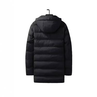 Winter Wear Men's Thickened Warm Medium and Long Hooded Clothes Men's Jacket Loose Coat Men