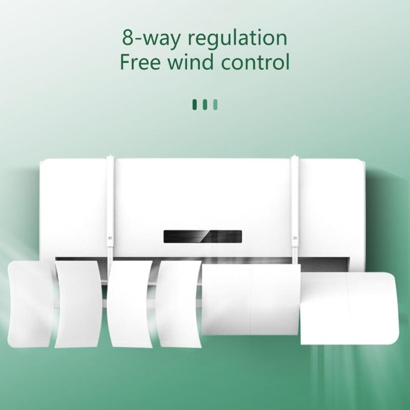 Air Conditioner Breeze Blocker Breathable Air Conditioning Wind Shield Baffle for Bedrooms Living Rooms and Offices