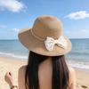 Straw Hat Female Lace Wave Summer Sun Protection Sunshade Seaside Travel Beach Hat